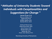 Attitudes of University Students Toward Individuals With Exceptionalities