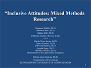 Inclusive Attitudes: Mixed Methods Research