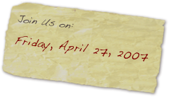 Join Us on:
Friday, April 27, 2007